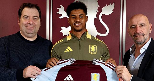 มาร์คัส แรชฟอร์ด ย้ายมาอยู่กับแอสตัน วิลล่า ด้วยสัญญายืมตัวจากแมนเชสเตอร์ ยูไนเต็ด หลังจากอยู่กับโอลด์ แทรฟฟอร์ดมานาน 20 ปี