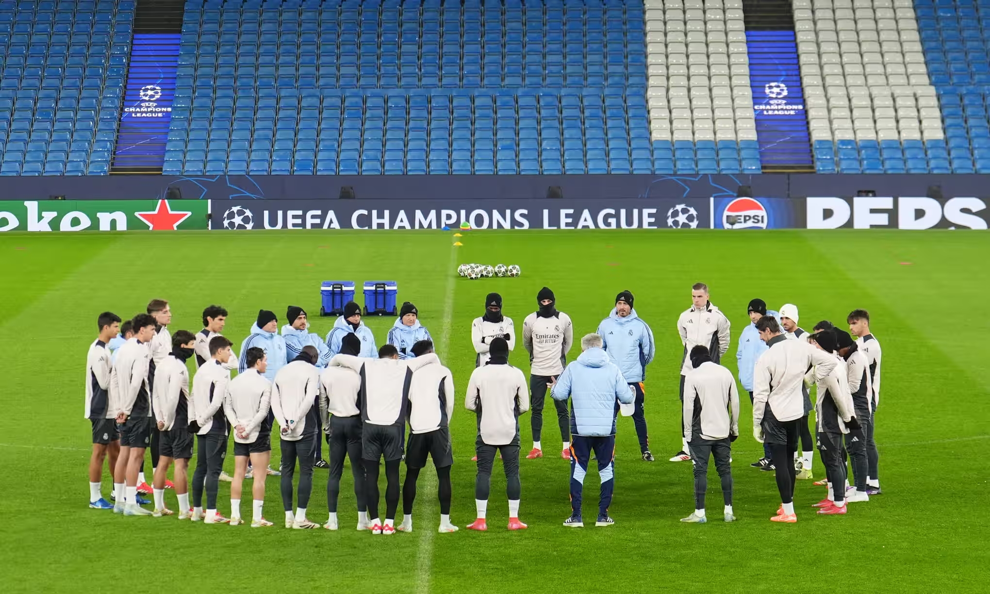 เรอัลมาดริดเตรียมรับมือแมนเชสเตอร์ซิตี้ด้วย 'สถานการณ์ฉุกเฉินเต็มรูปแบบ' ในแนวรับ