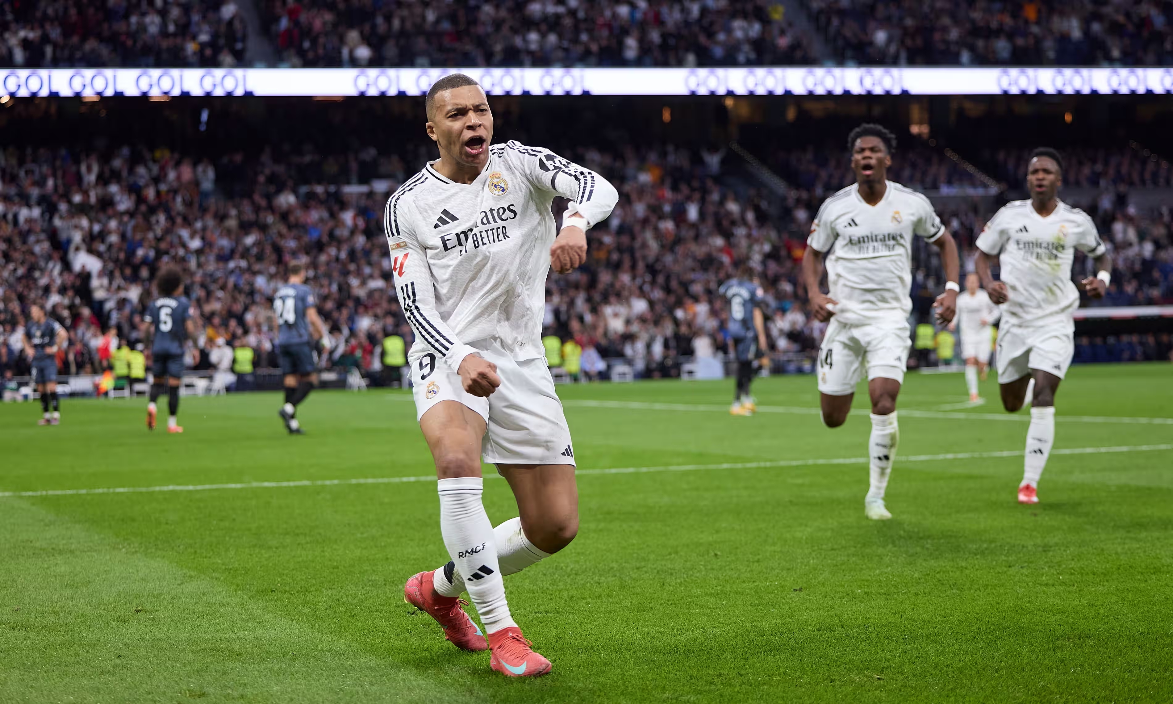 ฟุตบอลยุโรป: เอ็มบัปเป้ ยิงประตูให้เรอัล มาดริด ร่วมกับบาร์ซ่า ที่จ่าฝูงลาลีกา