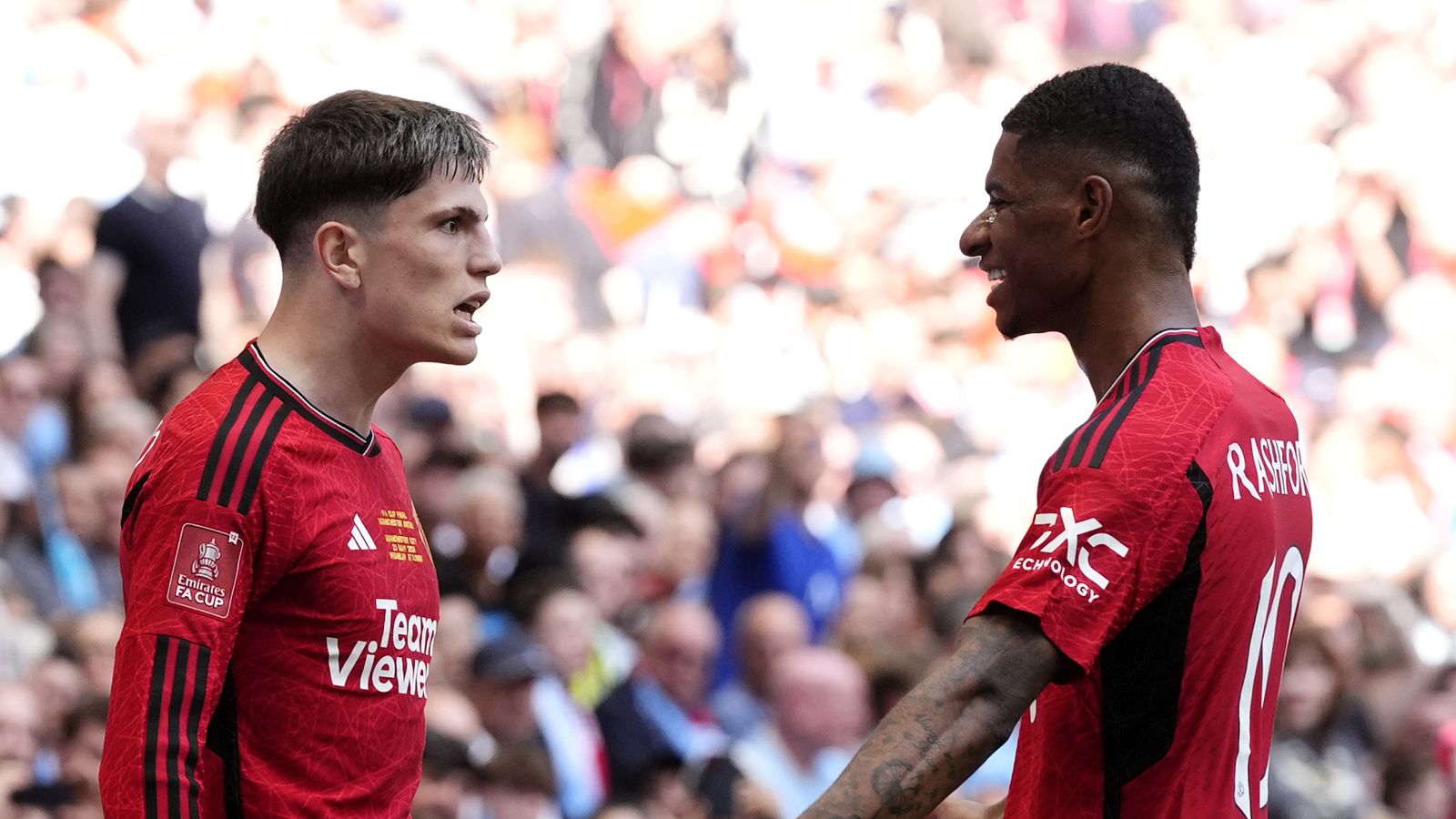 แมนฯ ยูไนเต็ด: มาร์คัส แรชฟอร์ด และอเลฮานโดร การ์นาโช่ เป็นหนึ่งใน 5 นักเตะที่ได้รับเวลาสำรวจการย้ายทีม